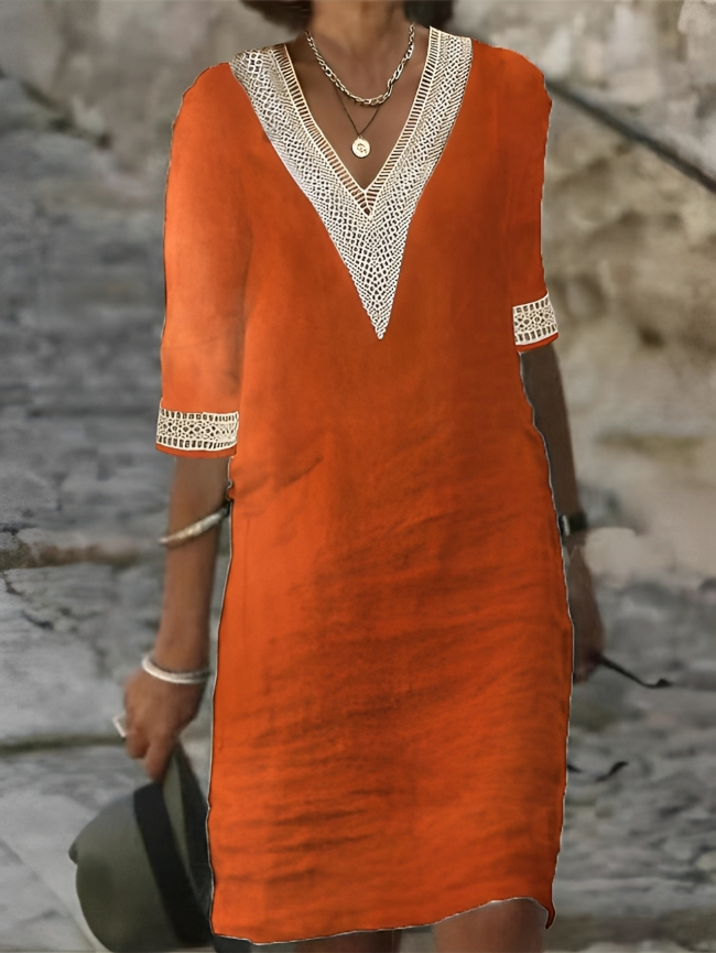 JULIA - VESTIDO DE LINO DE ALGODÓN